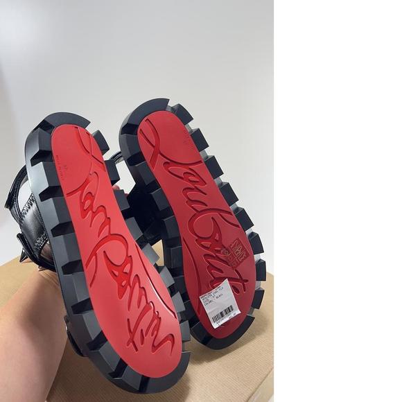 women's Spikita Cool Flat Leather Sport Spike Velcro Dad Sandals E527 - Picture 9 of 11